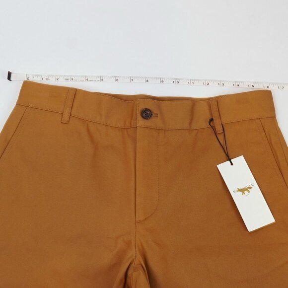 Maison Kitsune Paris Carrot Chino Khaki Pants 27" Inseam - 42 /MEDIUM - Picture 7 of 9